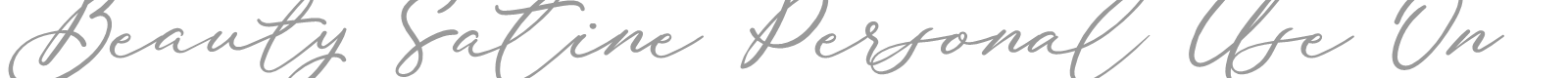 Beauty Satine font preview